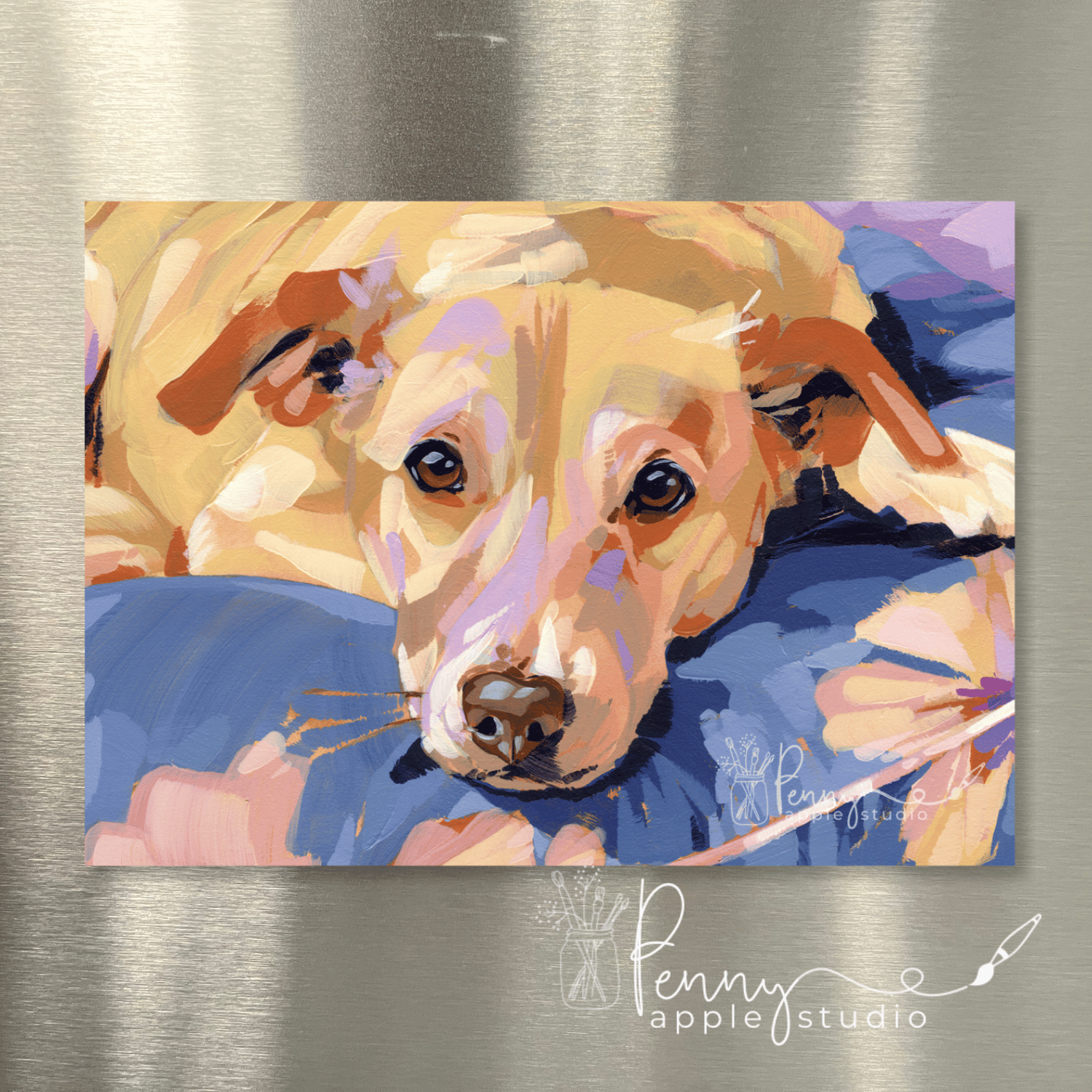 (4) Fluff & Florals Magnet Set – A Mini Gallery for Your Fridge