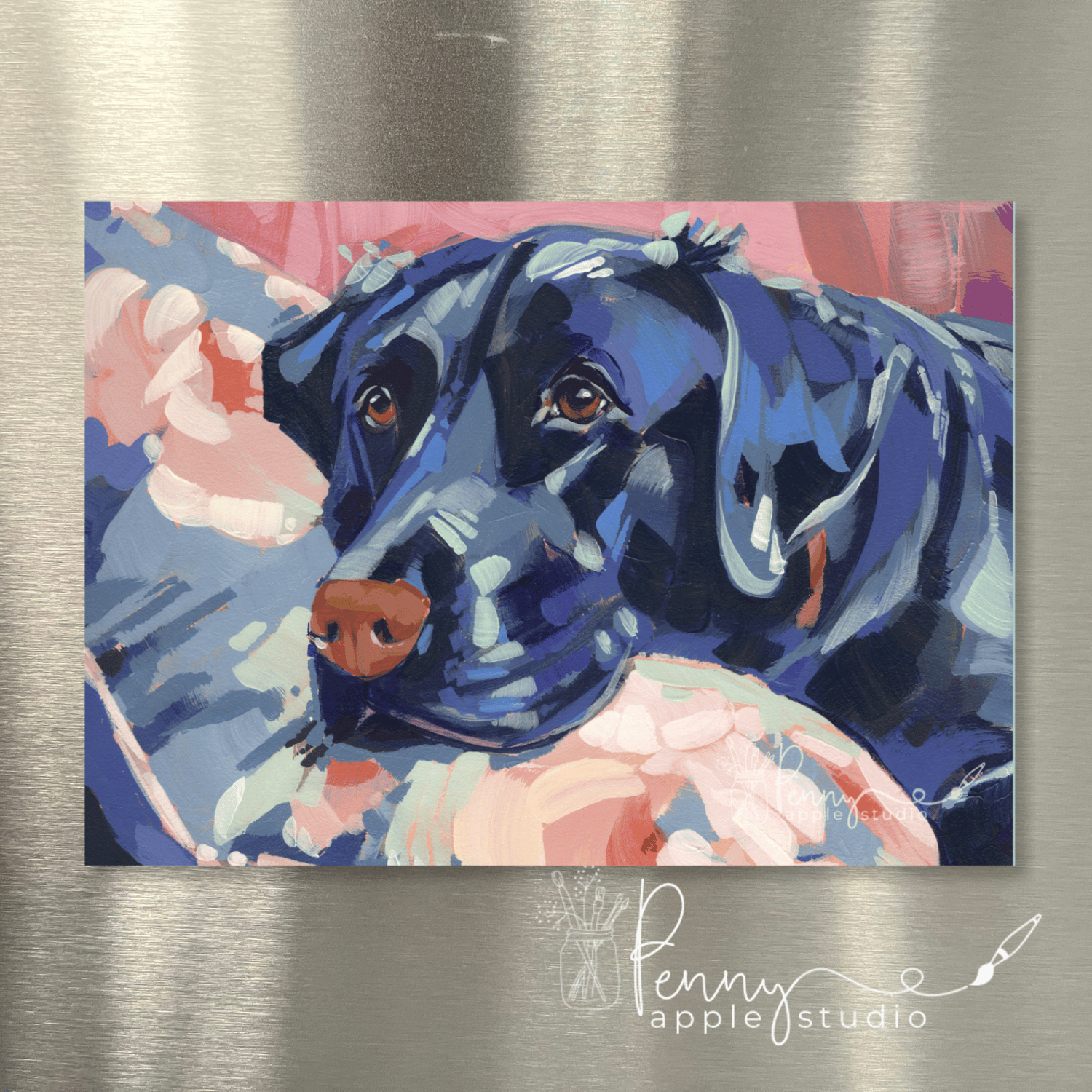 (4) Fluff & Florals Magnet Set – A Mini Gallery for Your Fridge