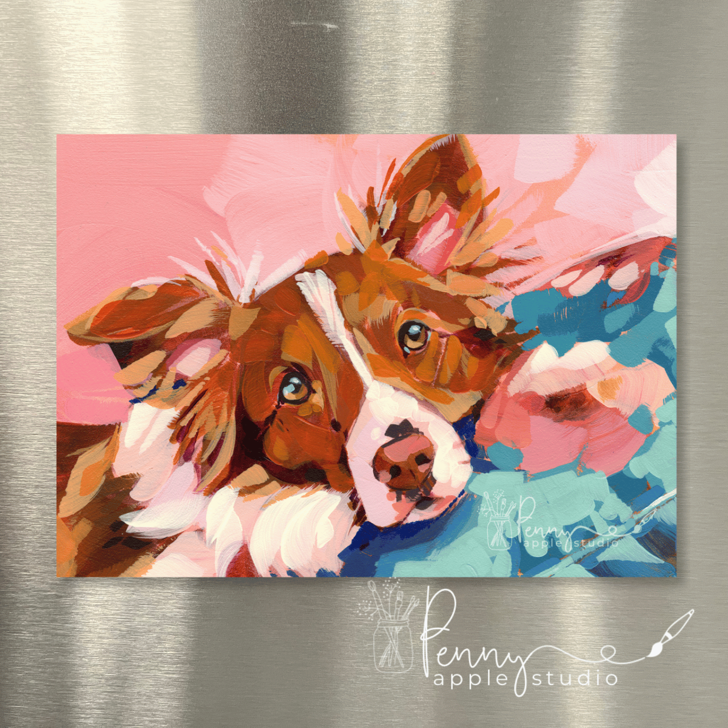 (4) Fluff & Florals Magnet Set – A Mini Gallery for Your Fridge