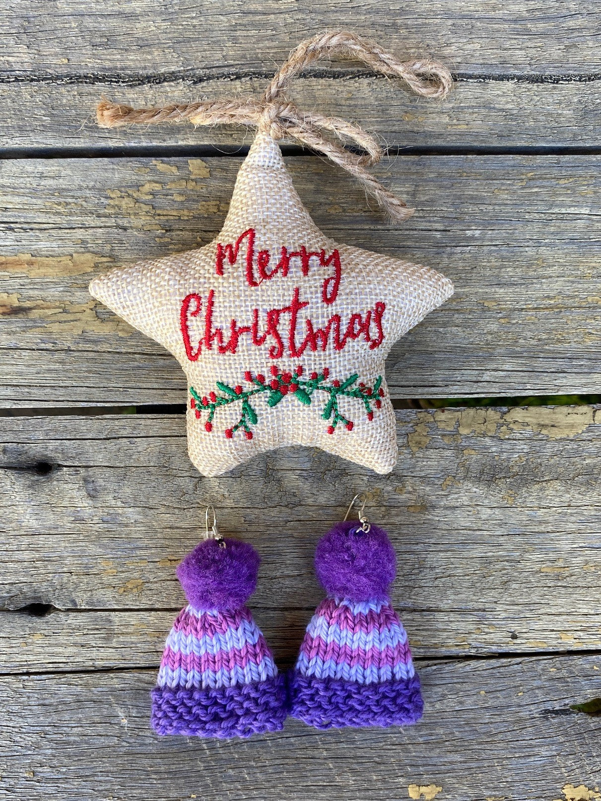 DIGITAL DOWNLOAD - MINI Christmas Beanie Pattern knitted, mini christmas beanies knitting pattern