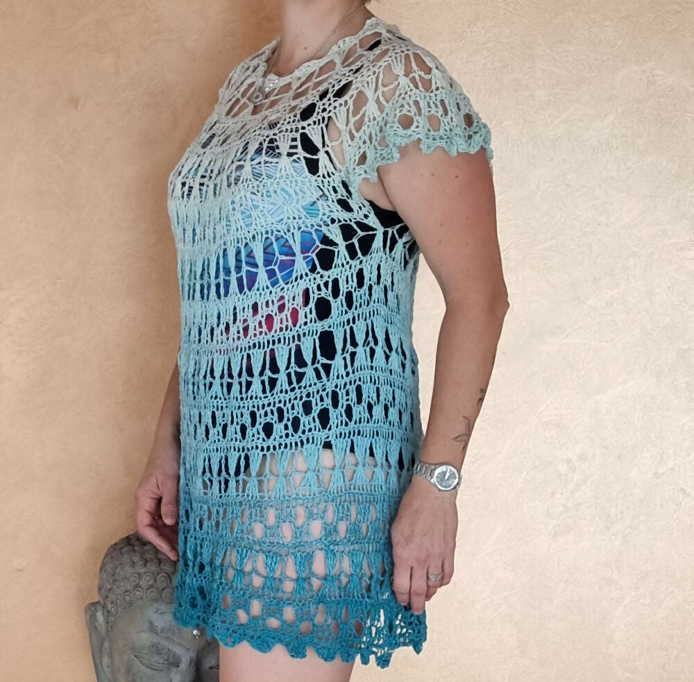 crochet blue dress 3