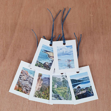 Gift Tags - Set of 6 - Australian Landscapes