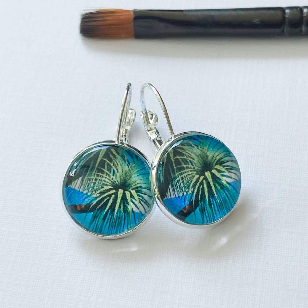 Pandanus-Palm-Earrings