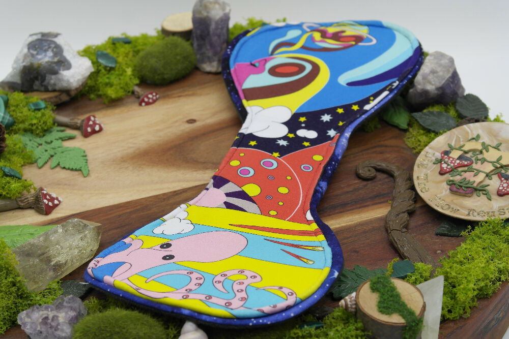 Eco-friendly reusable cloth pad 14" heavy (Flexuous) - As above, So below