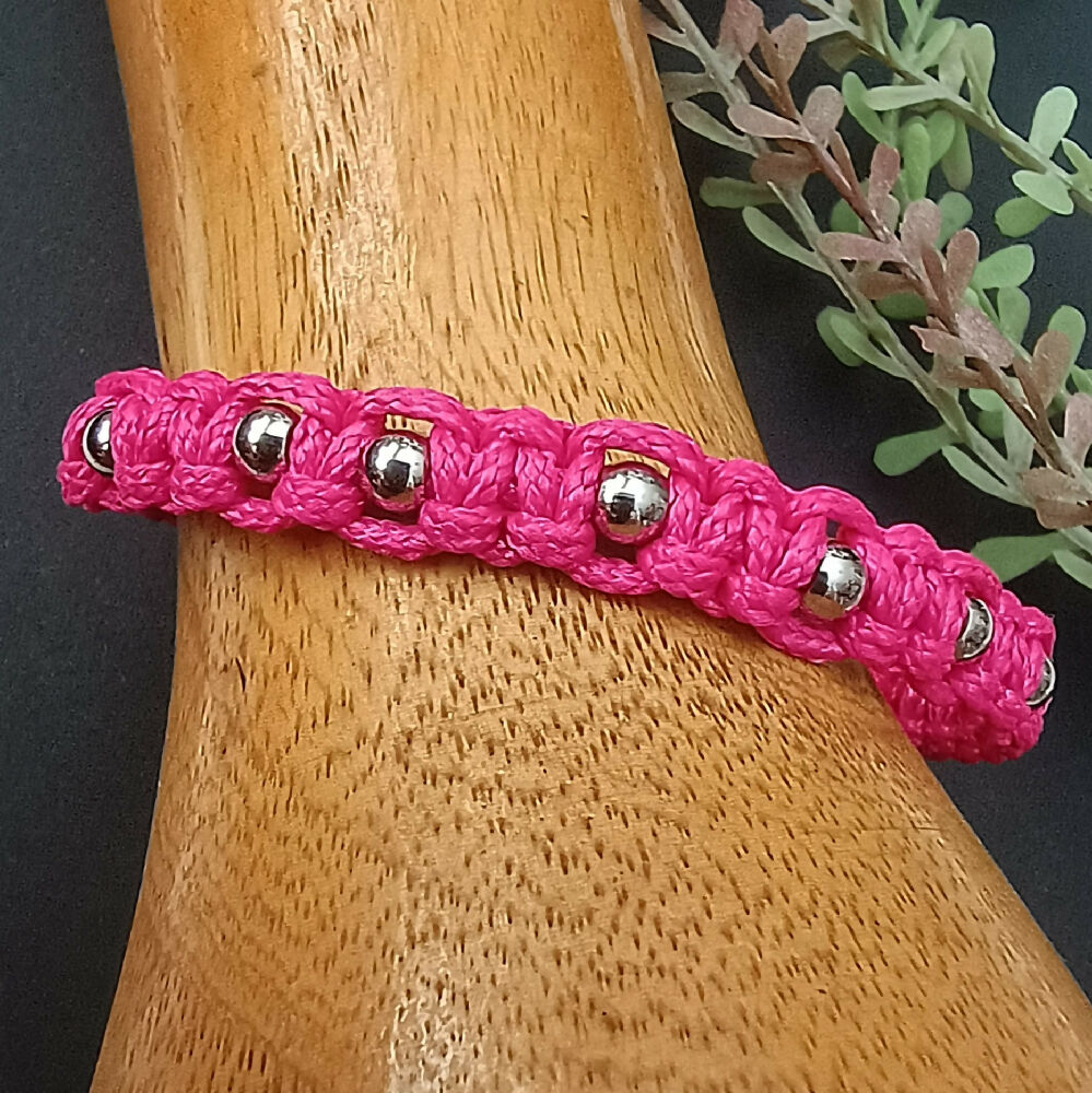 Beaded Macrame Bangles