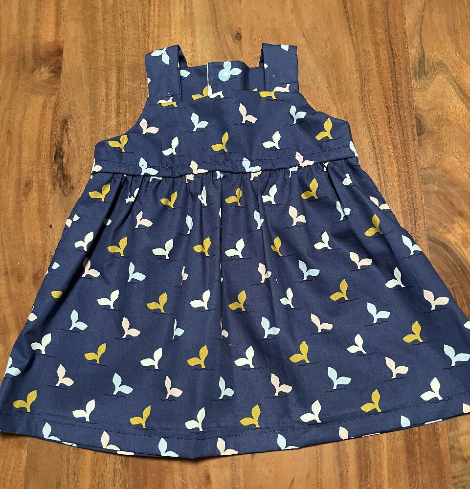 Summer sundress - 6 to 12 month old - navy