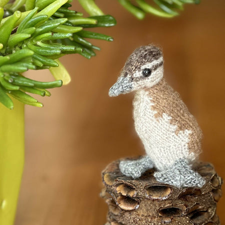 Australian Wood Duck Fibre Art Gift Brushed Alpaca