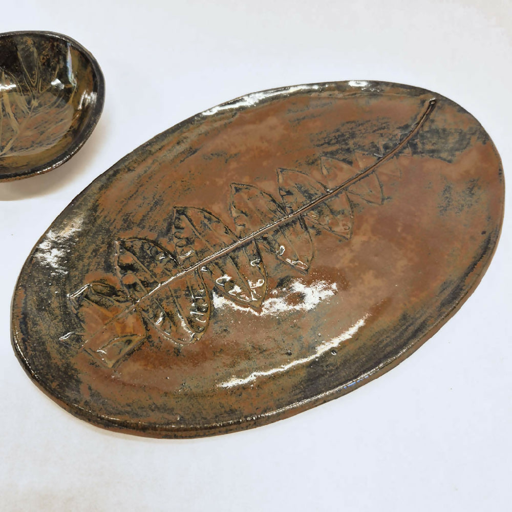 Australian native flower ceramic plate and bowl - handcrafted - Julie Ann Smith