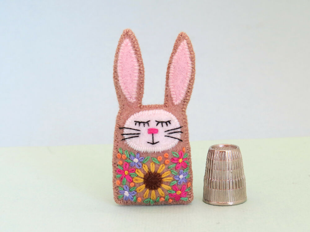 Rabbit Brooch _ Bunny Pin _ 20