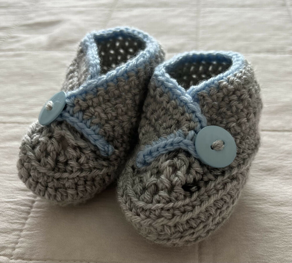 Crochet Cozy Baby Grandpa Jacket Set