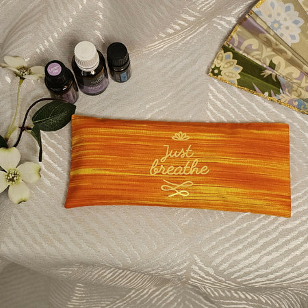 Aromatherapy Eye Pillows - Linseed/Lavender Essential Oil - Just Breathe