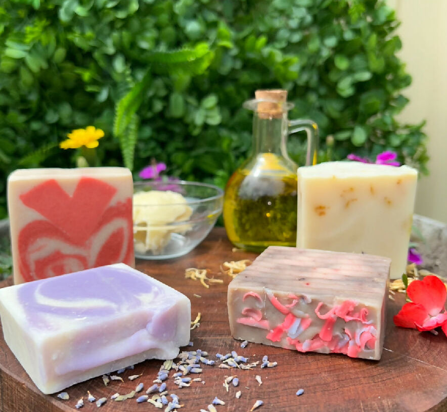 Flower soap pack