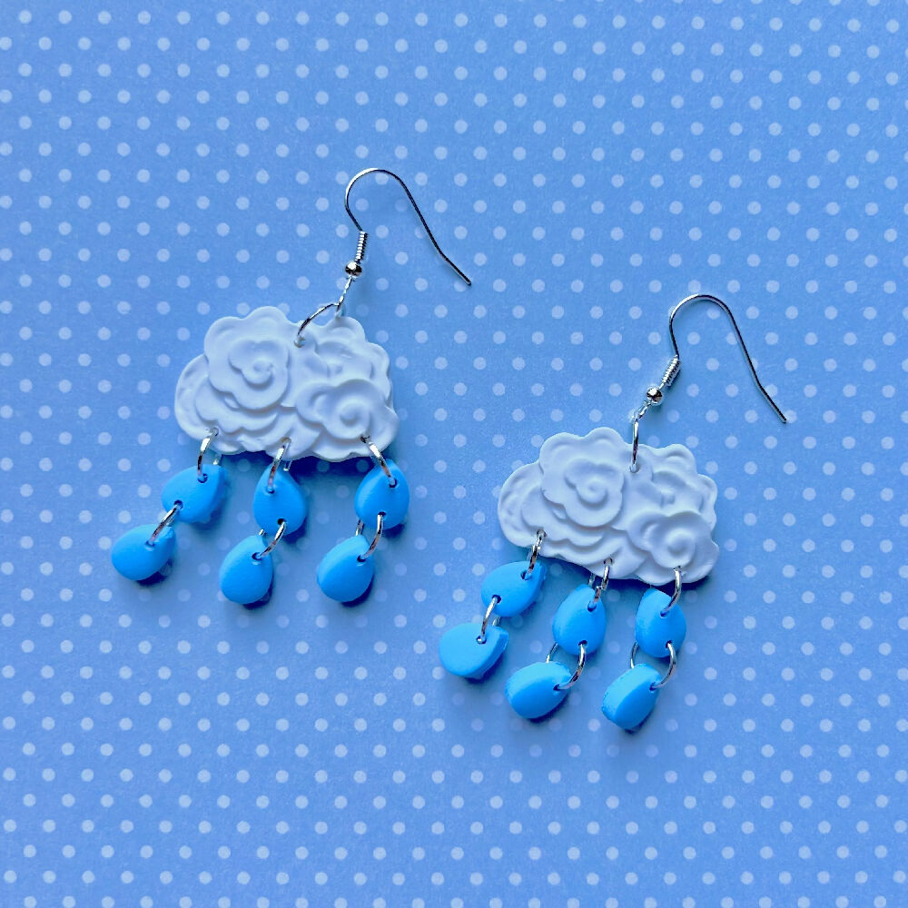 Rain cloud dangles