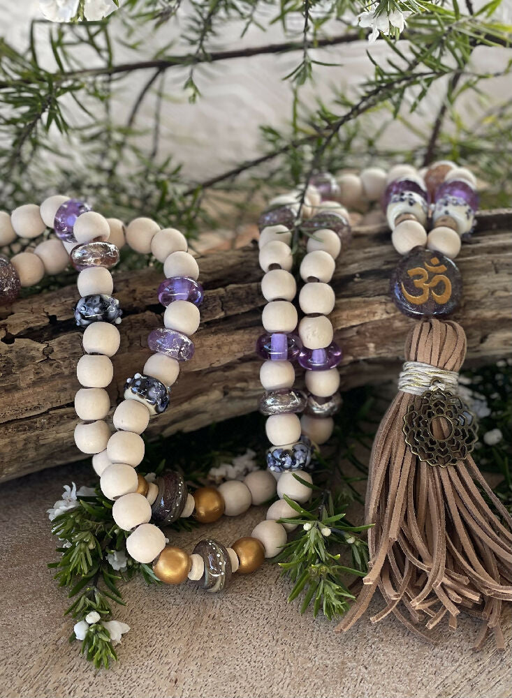 Mala Beads - Crown Chakra