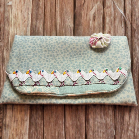 Purse/Clutch with Hand Embroidery