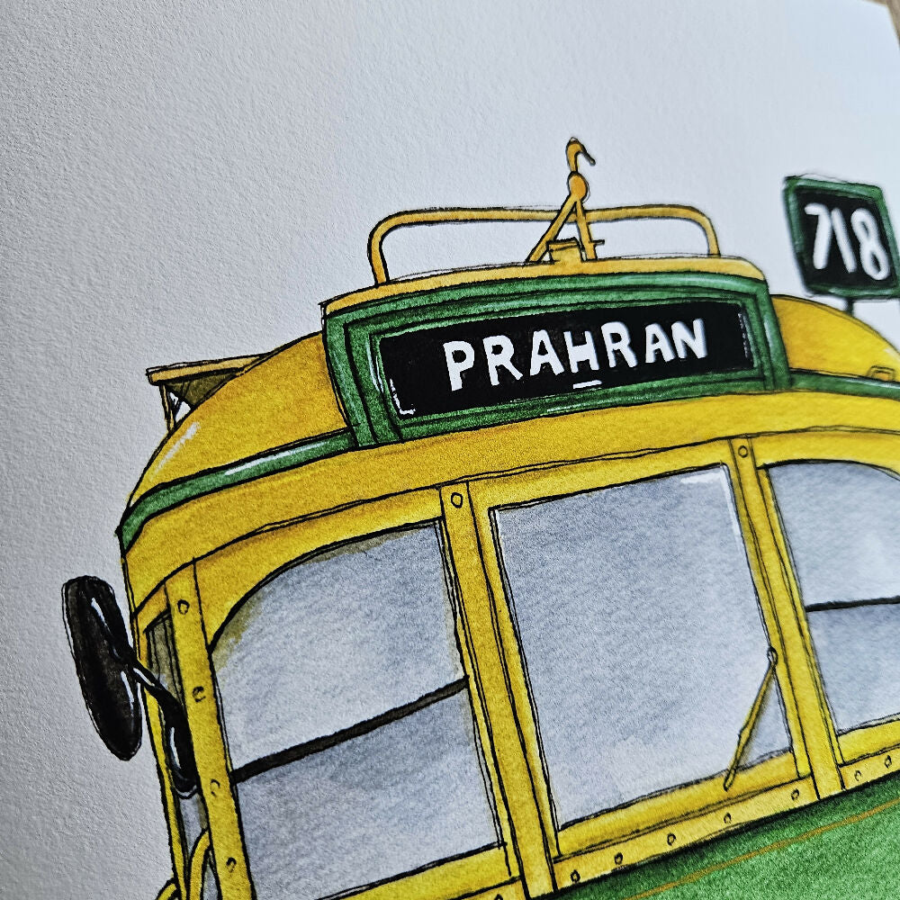 art print - the melbourne series - prahran tram