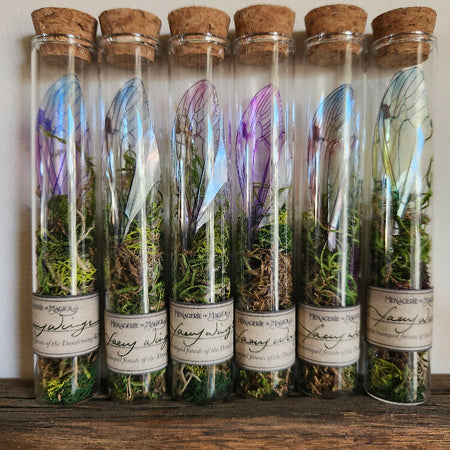 Faery Wings in Glass Tube