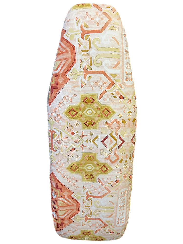 Padded ironing board cover- Pink Gold Tulum