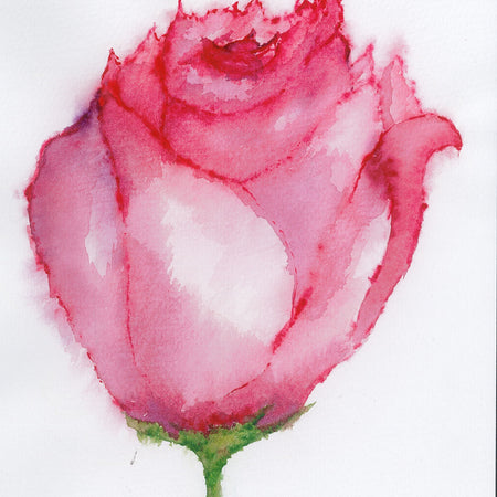 Rose - Original Art Greeting Card