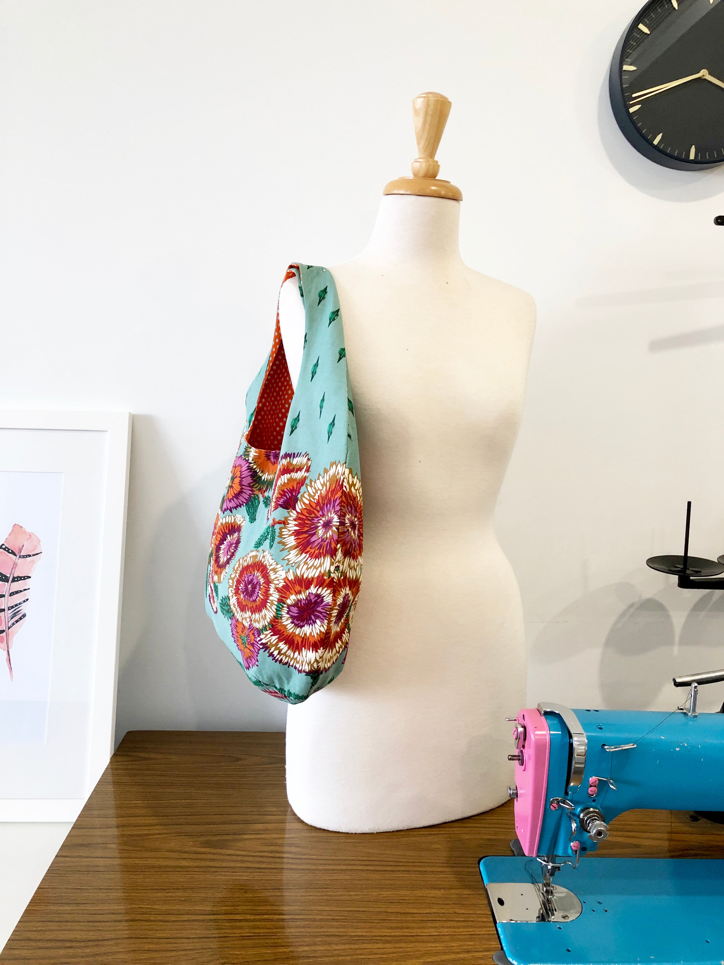 Digital Round Tote Sewing Pattern – Easy Everyday Bag
