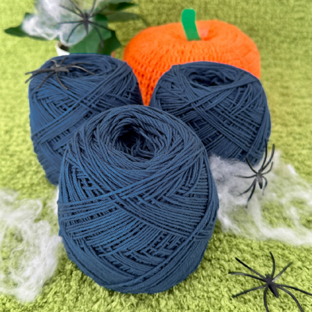 Halloween Navy Cotton Yarn Cake