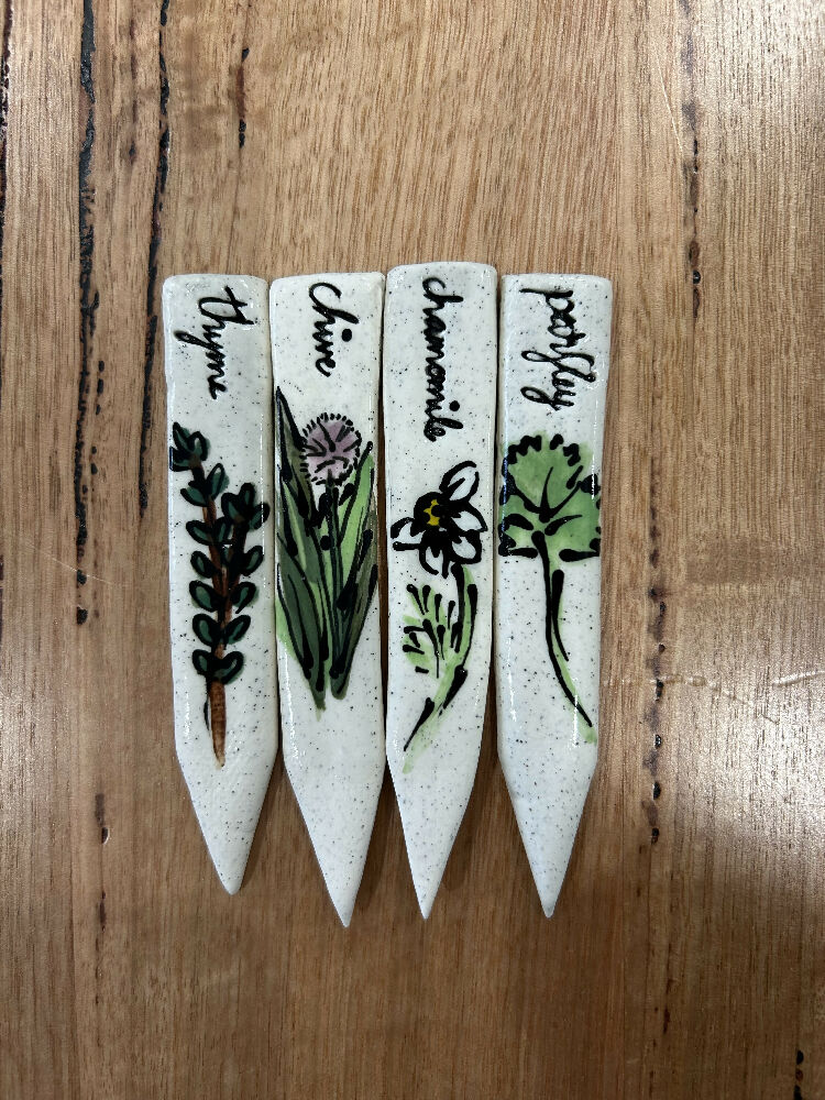 Set of 12 Herb Markers