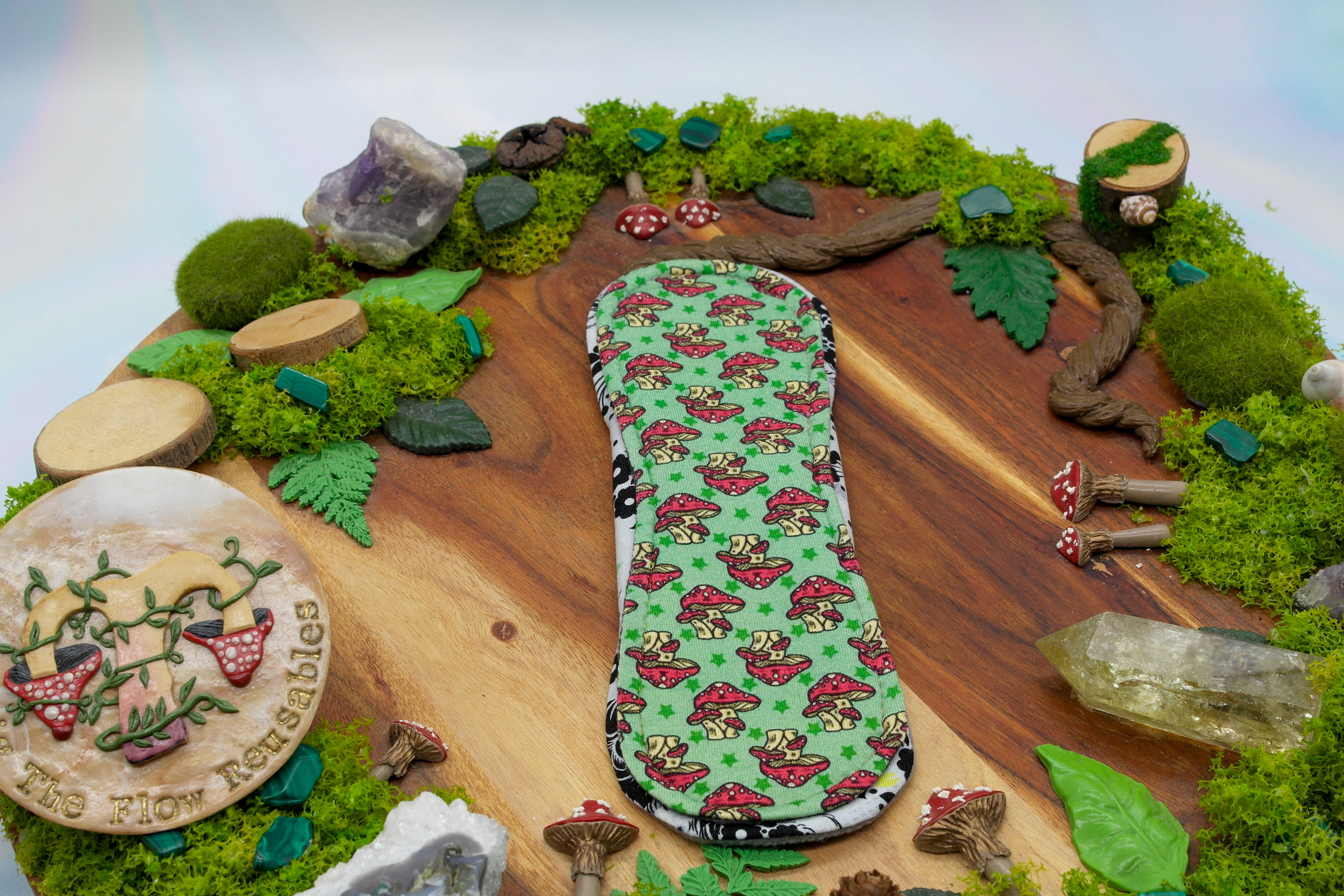 Eco-friendly reusable cloth pad 9" Heavy (Mishmash) - Mellow