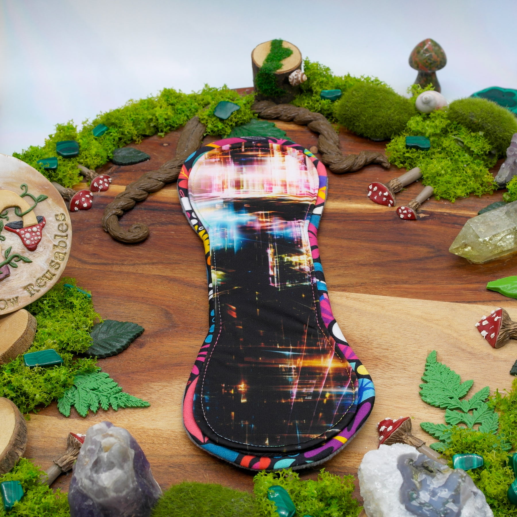 reusable cloth pad ecofriendly handmade in Australia 10" Moderate flow - Speed