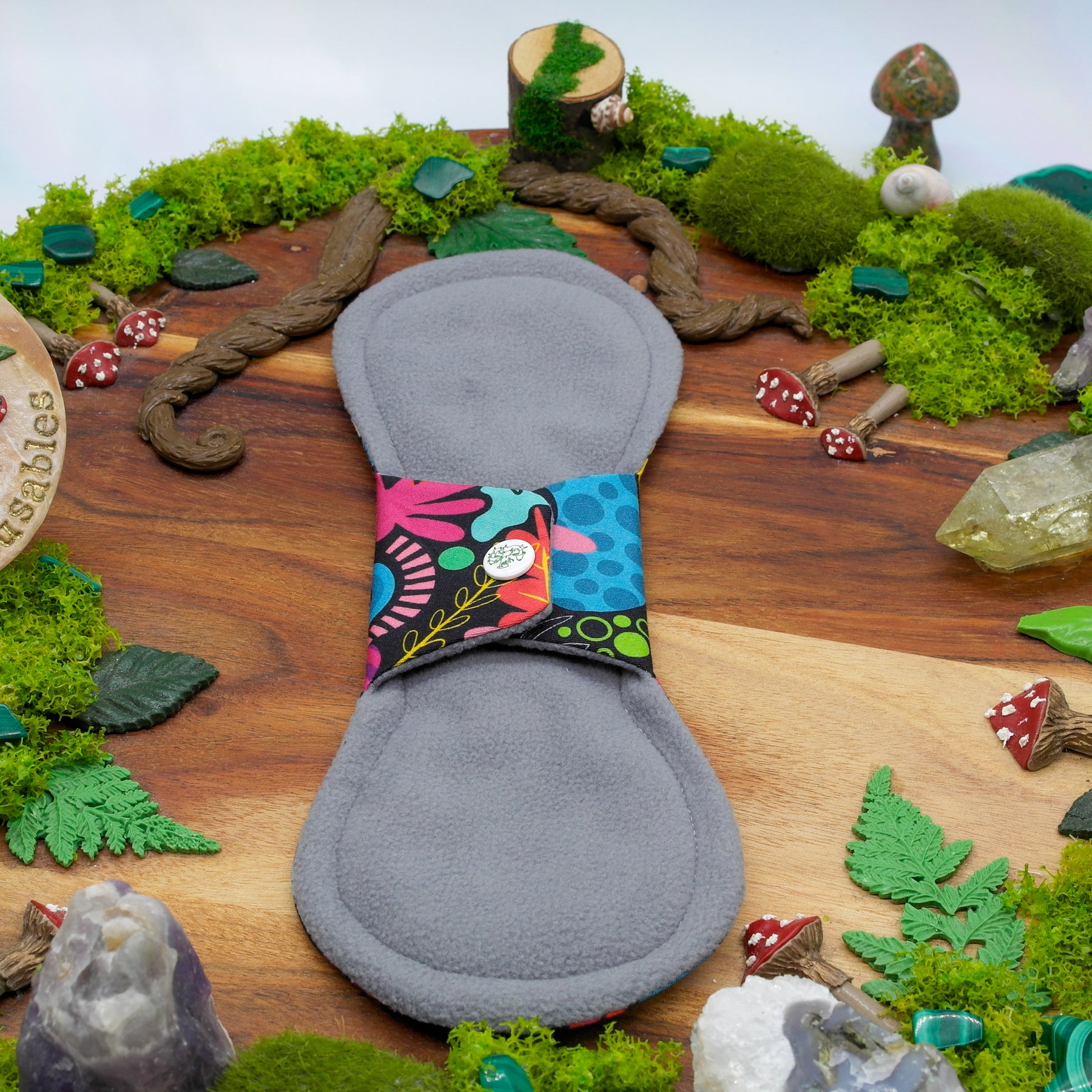 reusable cloth pad ecofriendly handmade in Australia 10" Moderate flow - Speed