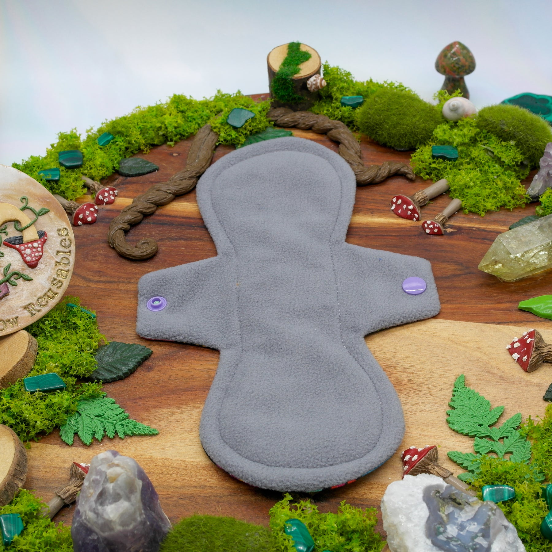 reusable cloth pad ecofriendly handmade in Australia 10" Moderate flow - Speed