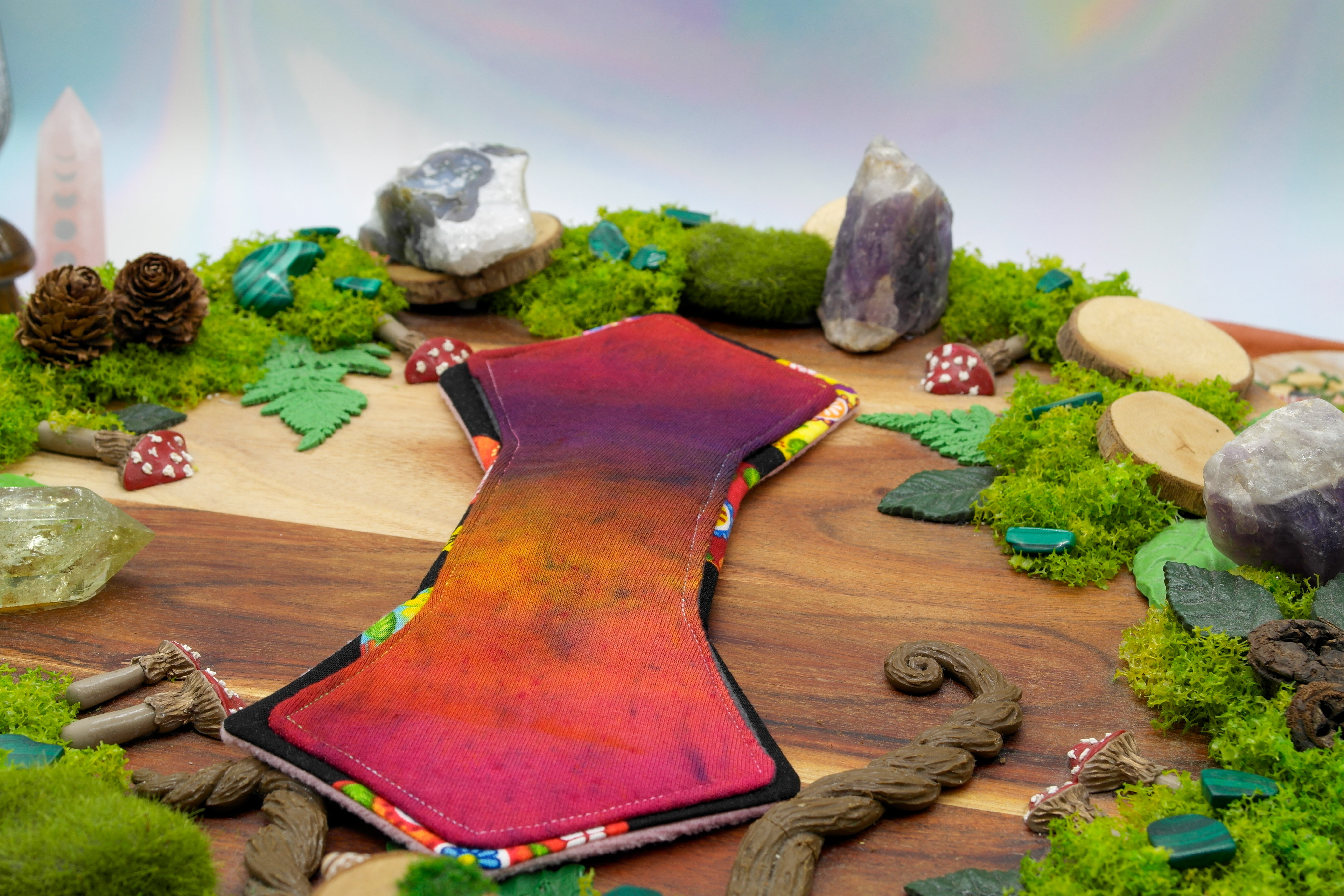 Reusable menstrual cloth pad 10" heavy (Tessellation)