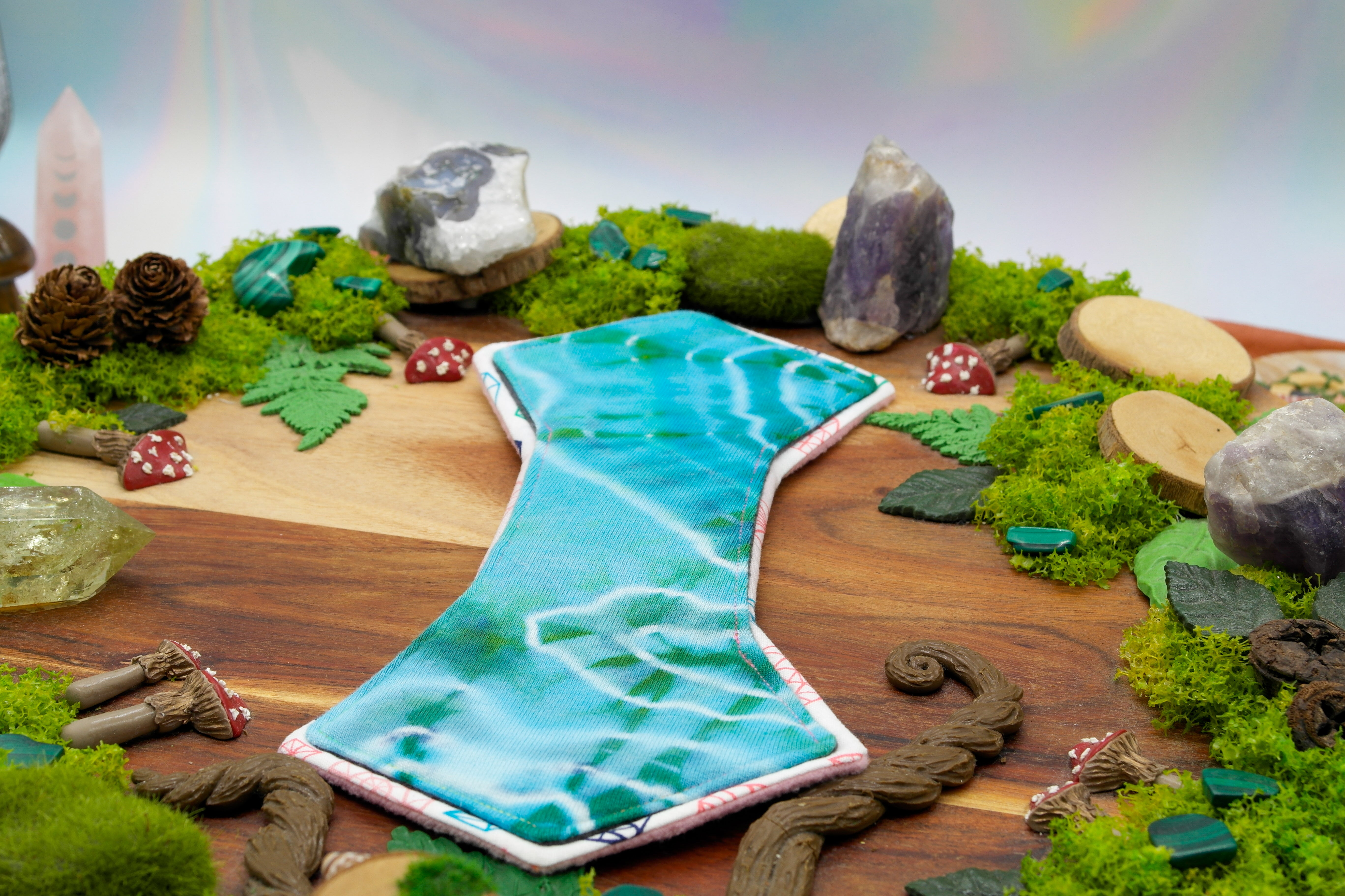 Reusable menstrual cloth pad 10" heavy (Tessellation)