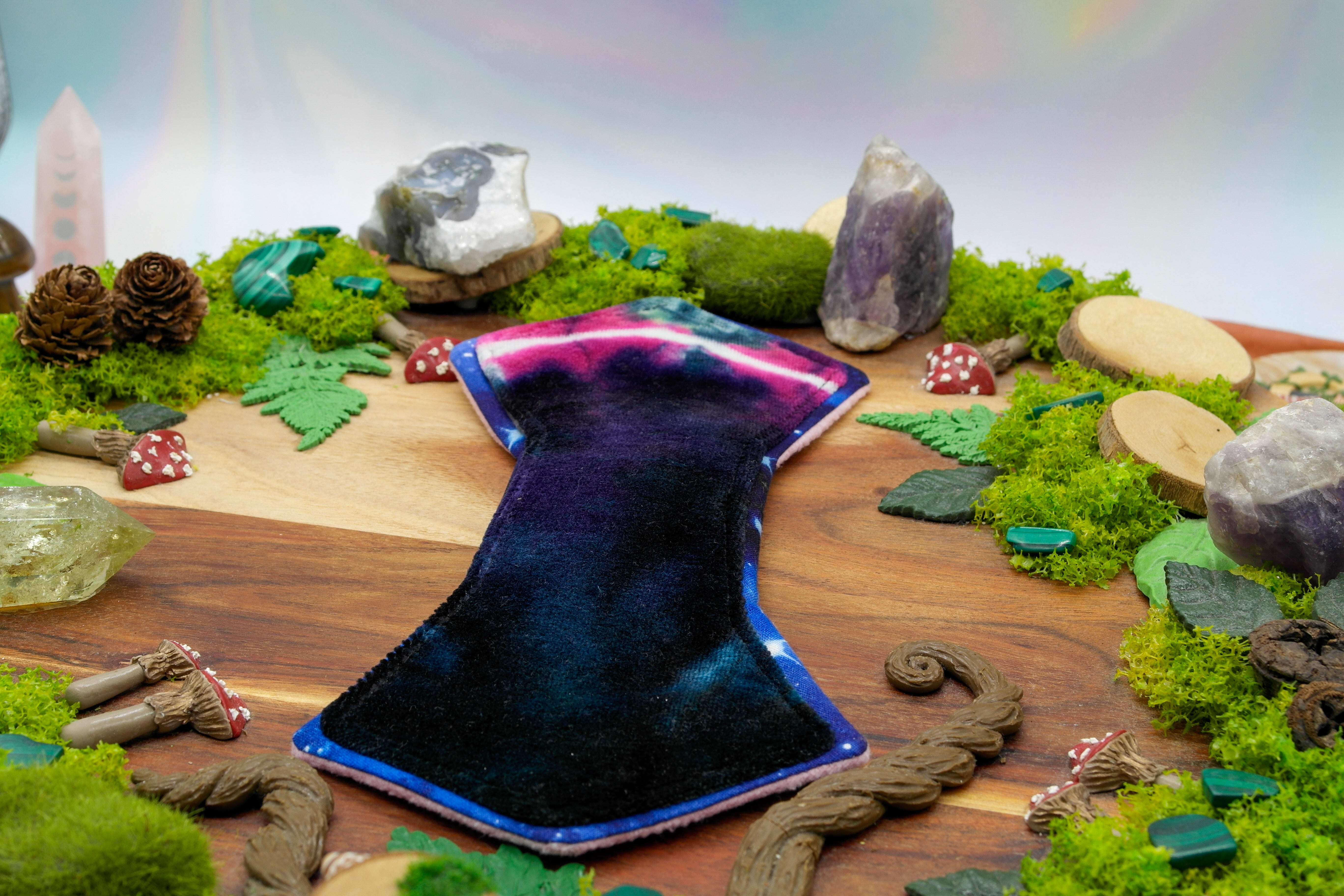 Reusable menstrual cloth pad 10" heavy (Tessellation)