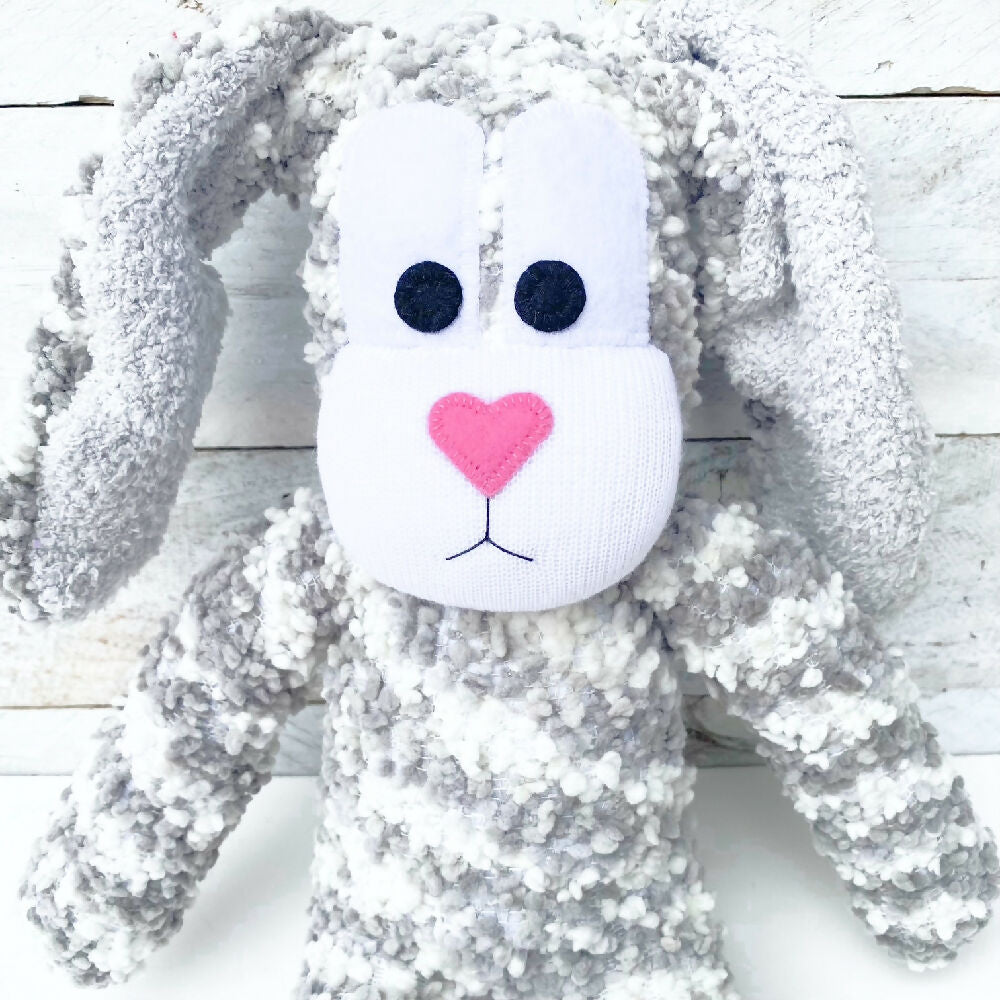 Baxter-Sock Bunny-Sock Monkey-Soft Toy-Rabbit_2