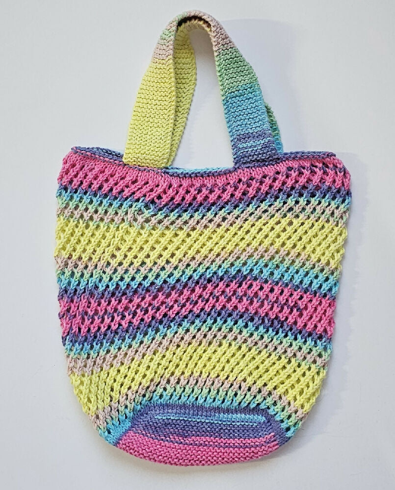 HK market bag pink bright