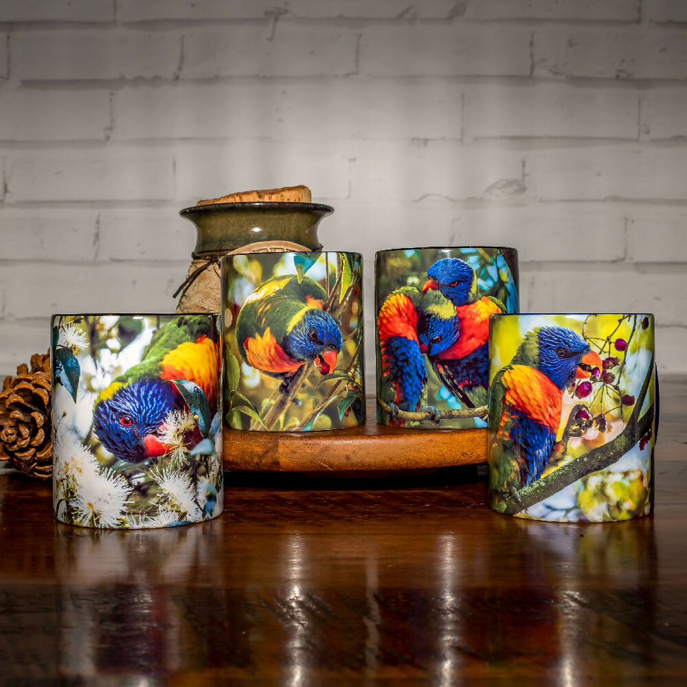 Rainbow Lorikeet Collection - Coffee Mugs