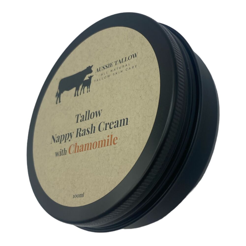 Natural TALLOW Nappy Rash Cream 100ml CHAMOMILE