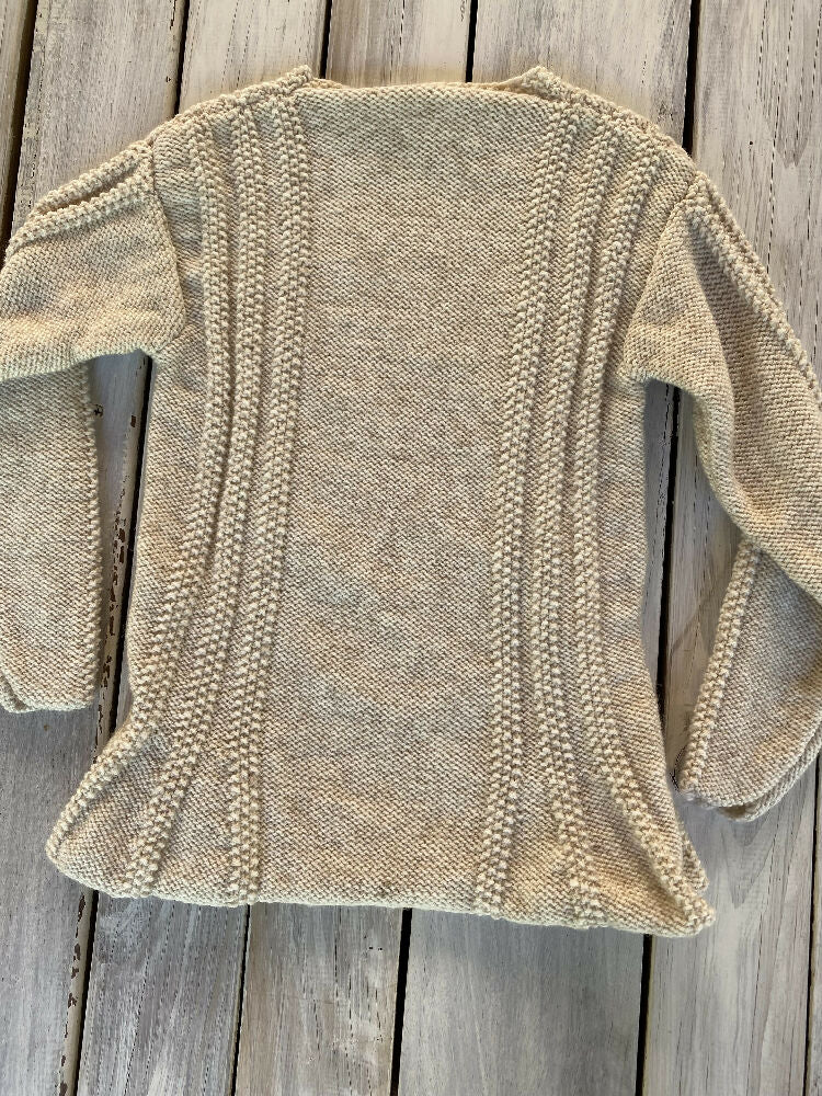 Child’s Knitted Jumper Ecru 6 to 7 years