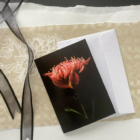 Fine Art Floral Note Card - Flame of the Feminine Divine