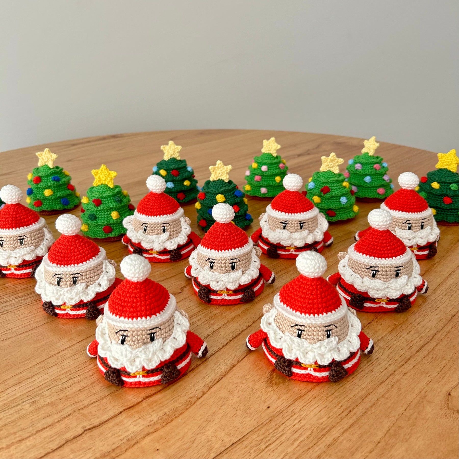 Pre-Order | Crochet | Reversible Santa Claus | Christmas Tree | Fidget Toy 