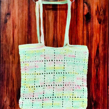 Handmade | Crocheted | Tote | Handbag