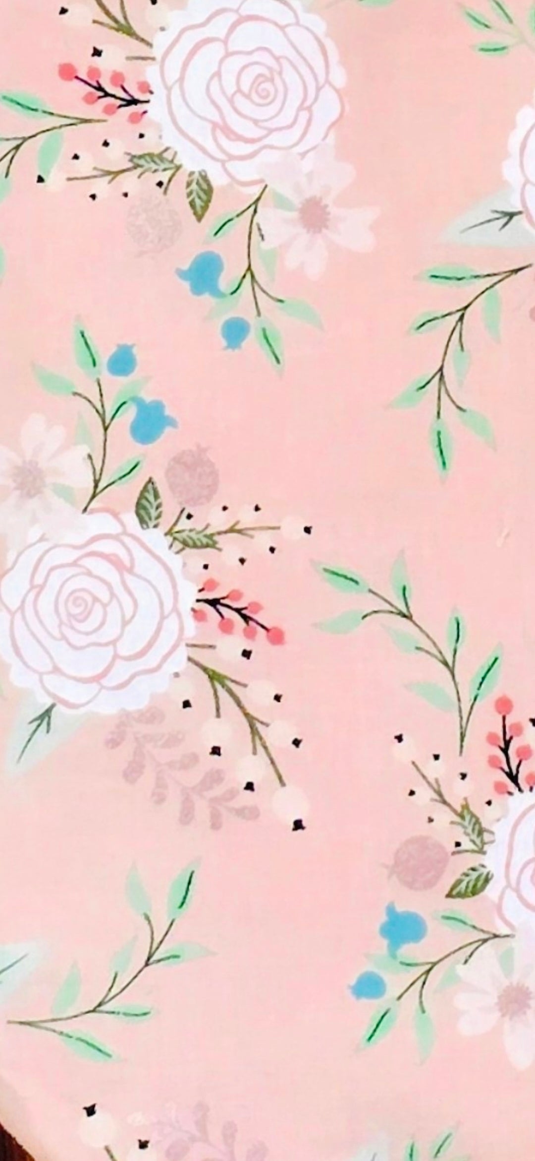 Handmade | Pink with Flowers | Tote Bag