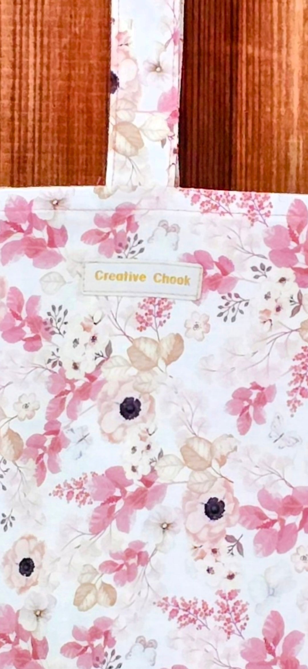 Handmade | Lined | Cherry Blossom | Tote Bag