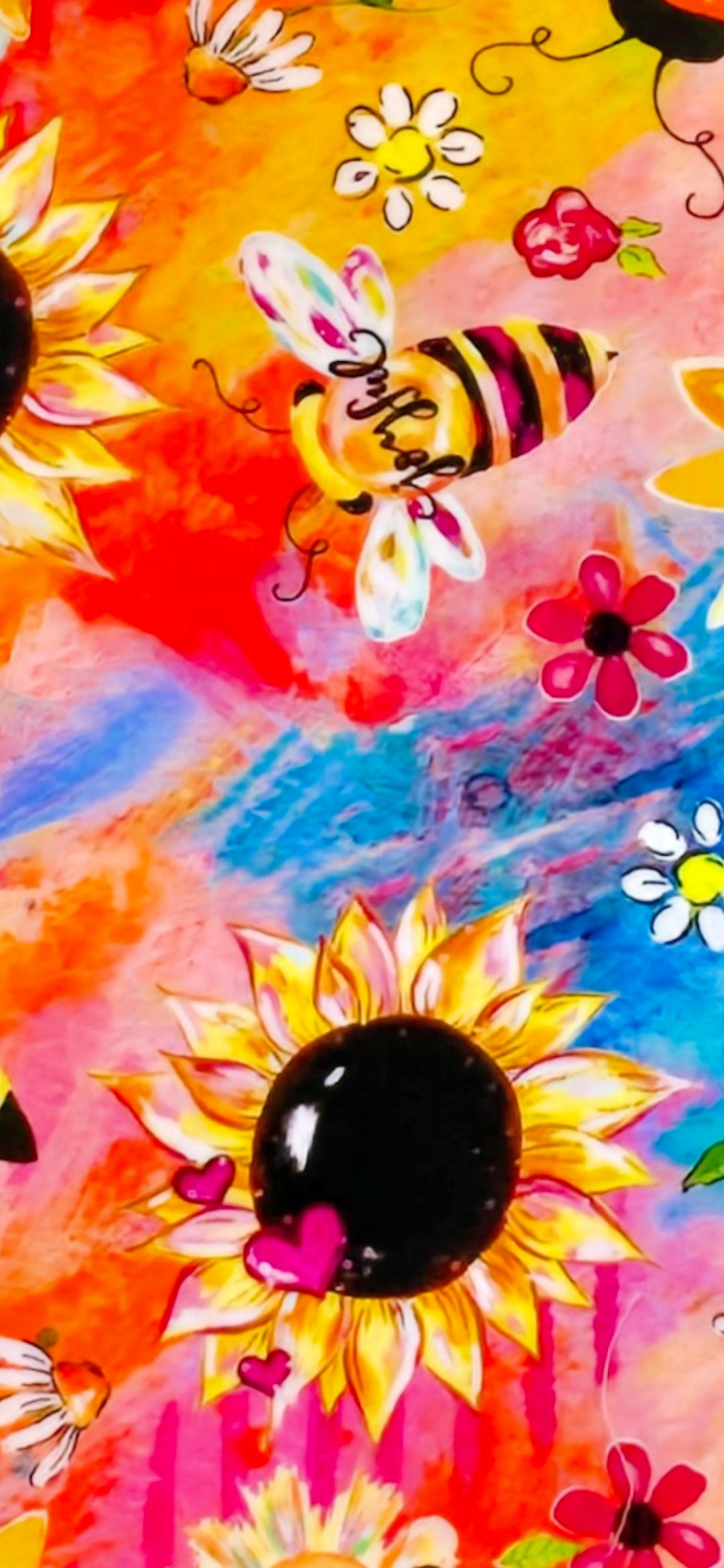 Handmade | Sunflowers | Bees | Tote Bag