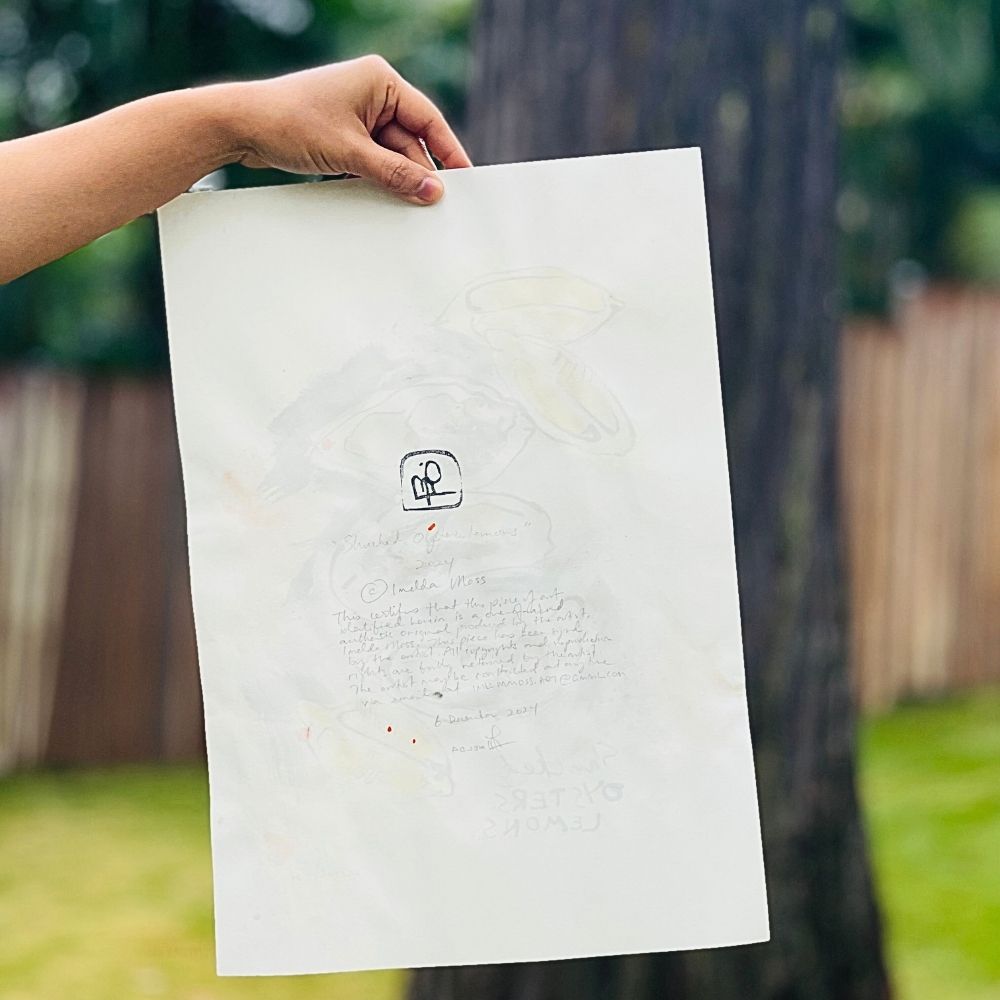 "Oysters, Shucked" | Original Art | A3