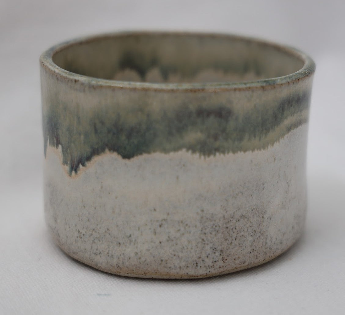 Dip Bowl & Spoon - Neutral & Blue