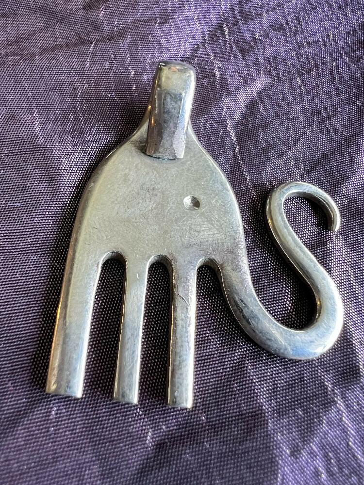 Silver plated Elephant pendant