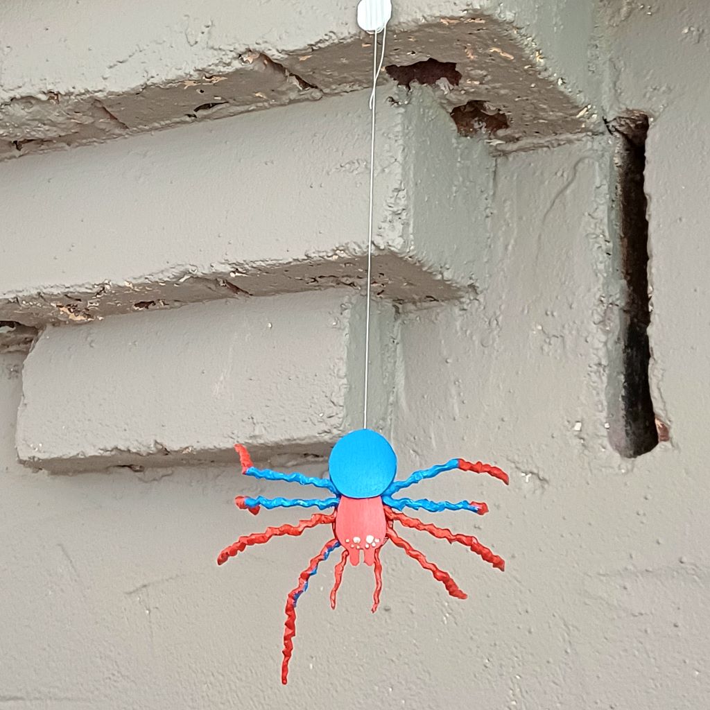 Spider M. handcrafted whimsical spider decoration ornament