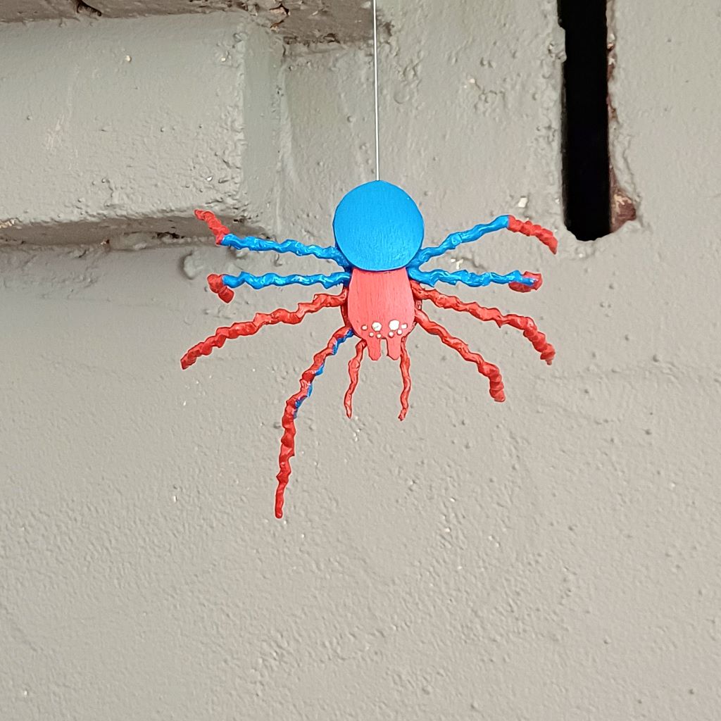 Spider M. handcrafted whimsical spider decoration ornament