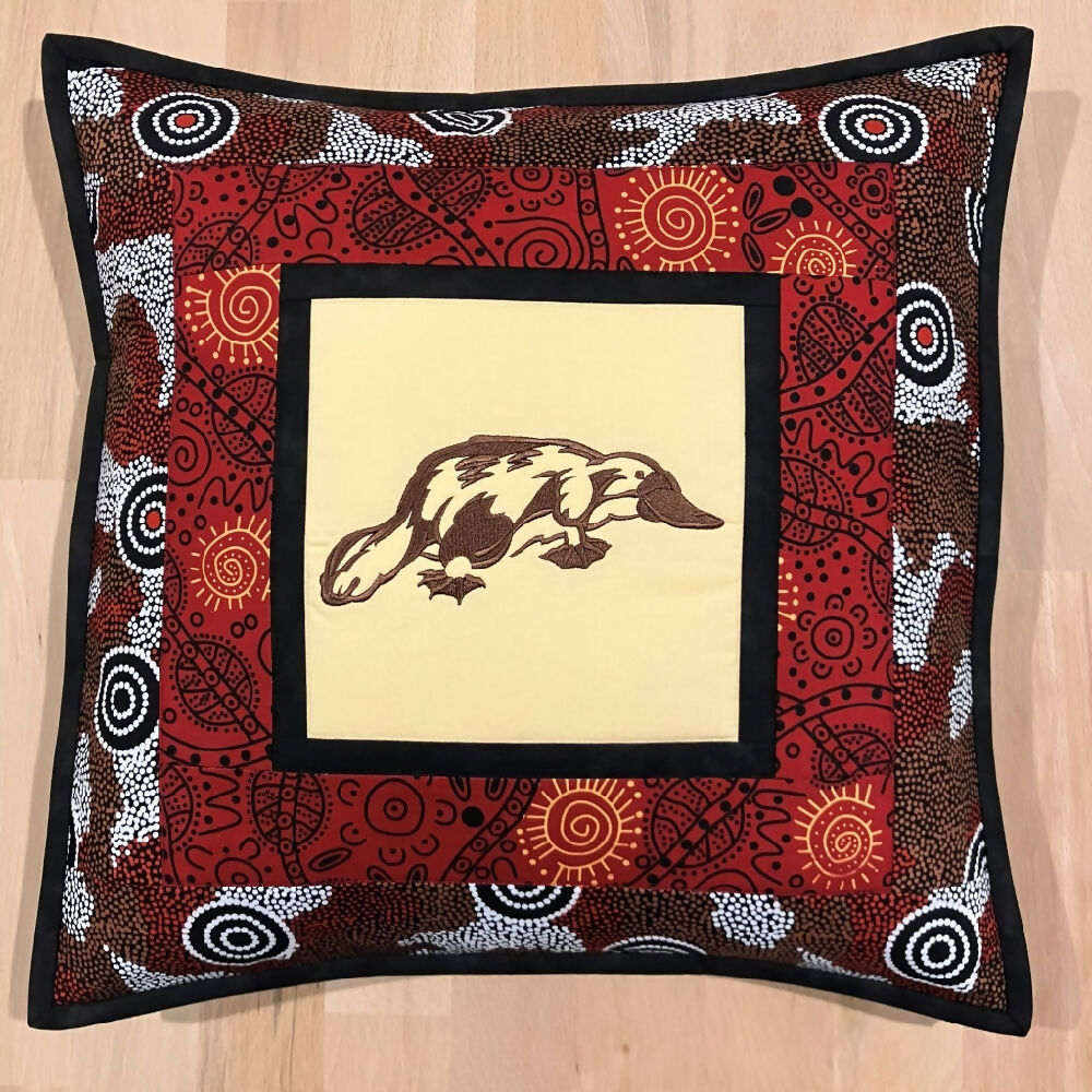 handmade Australian native quilted - platypus